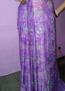 Elegant Purple Saree