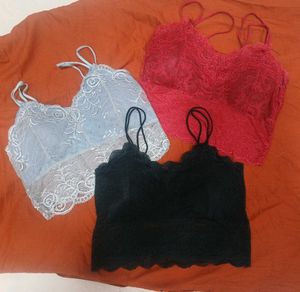 Lace Bralette Set
