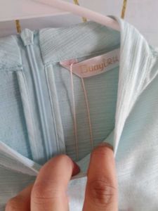 Light Blue Crop Top