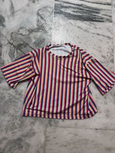 Multi Color Crop Top