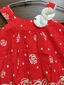 Red frock For Girls