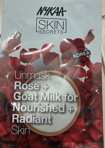 Nykaa Rose + Goat Milk Mask