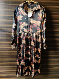Printed Shirt Dress