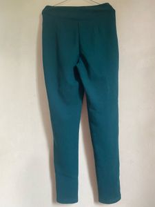 Shein Ultra High Waist Stylish Teal Pants