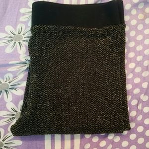 Black  Shimmering Jeggings