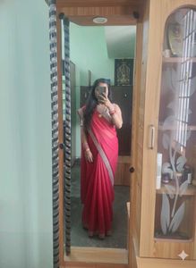 Elegant Red Saree