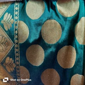 Brand new Elegant green&amp; Gold Saree