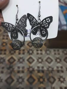 oxides butterfly earring