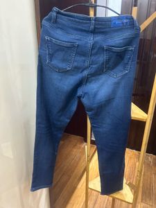Dark Blue Denim Jeans