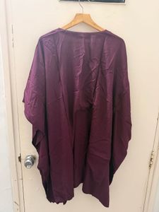 Elegant Purple Kaftan Dress