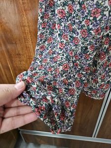 Cute Floral Crop Top