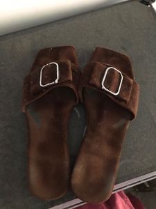 Brown Flats Embellished