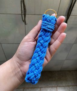 💙 Macrame Keychain 💙