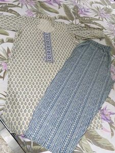 Cotton Comfort Kurta Pant Set
