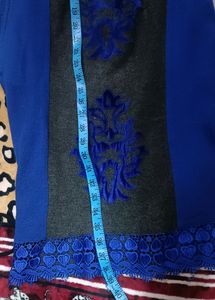 Grey Woolen Kurti For Women In L Size