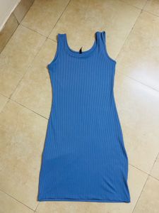 Light Blue Bodycon Mini Dress