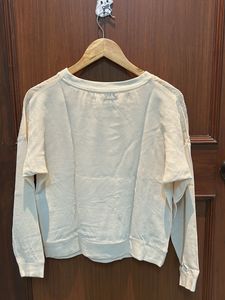 Embroidered Cream Top