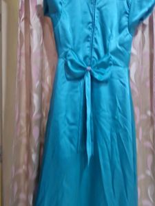 Elegant Blue Ethnic Gown