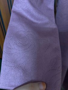 women velvet look long coat / shrug