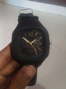 Stylish Black Wristwatch