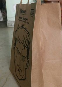 Blinkit/zepto/big basket/instamart brown Bag