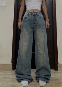 vintage washed jeans