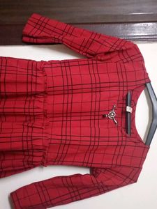Red women kurti/dress