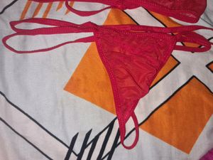 Net Thong Bra Set. Pack Of 1