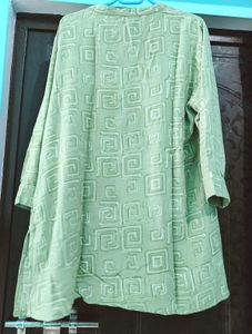 Green Patterned Tunic