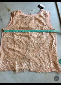 Beautiful Peach Lace top