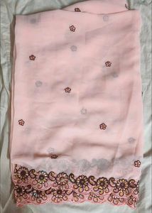 Beautiful Crystal Stone Pink Dress