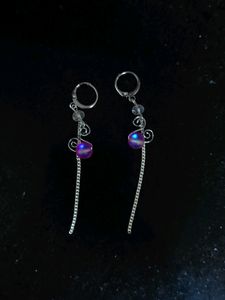 Aura Quartz Beads Earrings