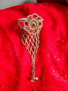 diamond cut style flower bracelet