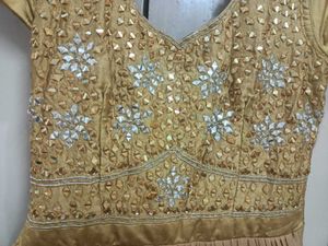 Brown 🤎 Long Khali Dress