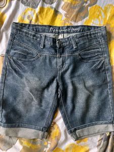 Denim Bermuda Shorts