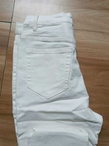 Women&#39;s White Jean
