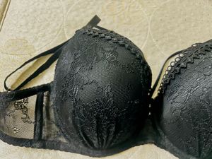 Elegant Lace Black Bra