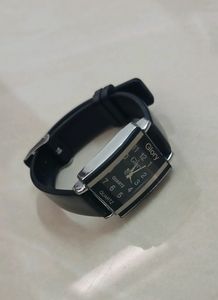 Stylish Square Dial PU Strap Analog Watch