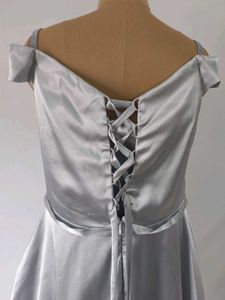 Silver Mini Party Dress