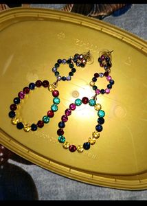 Colorful Circle Earrings