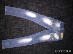 Faded Wash Jeans