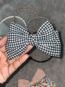 Hair Accessory Bundle ( 4 bands &amp; 5 bows )