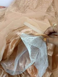 Peach 🍑 Colour Partywear Gown