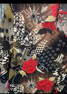 Embellished Glittery Printed Shirt