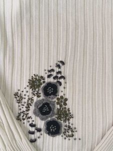 Elegant Embellished Knit Sweater