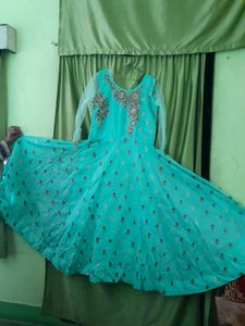 Partywear Embroidered Gown
