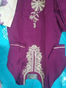 ​🍇✨ ROYAL WINE PURPLE 3-PIECE FESTIVE SET ✨🍇