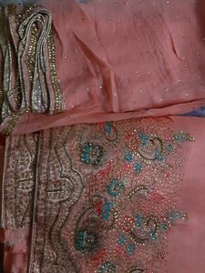 Karwachauth Special Pure Upada Cutdana Work Suit