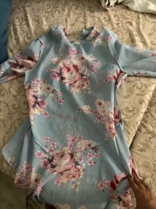 Floral Print Mini Dress