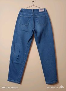 High-Waisted Boyfriend Jeans